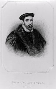 Portrait of Sir Nicholas Bacon from 